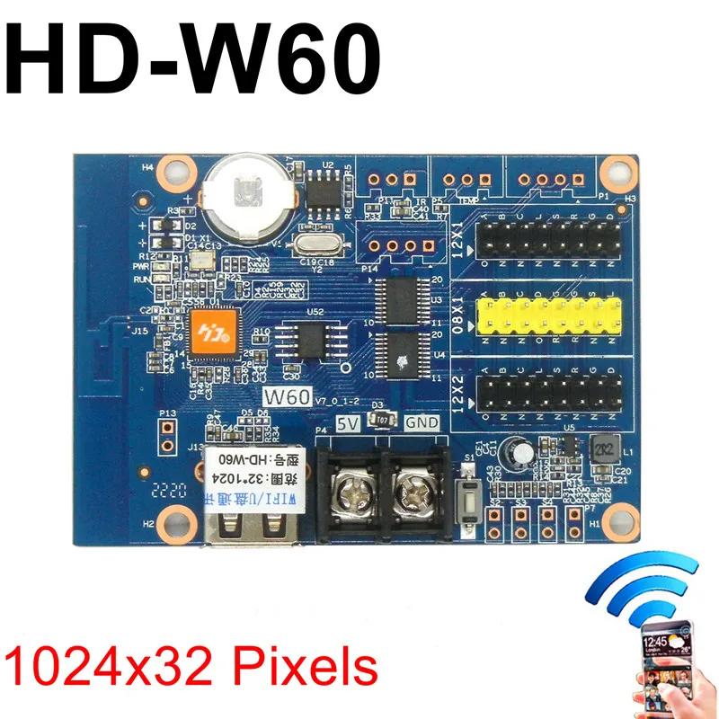 HD-W60  USB LED  ī, 1024x32 ȼ,      LED Ʈѷ P10,f3.75  ̺ 